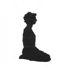 silhouette yoga
